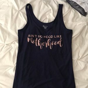 NEW Woman’s size XL shirt navy and rose gold